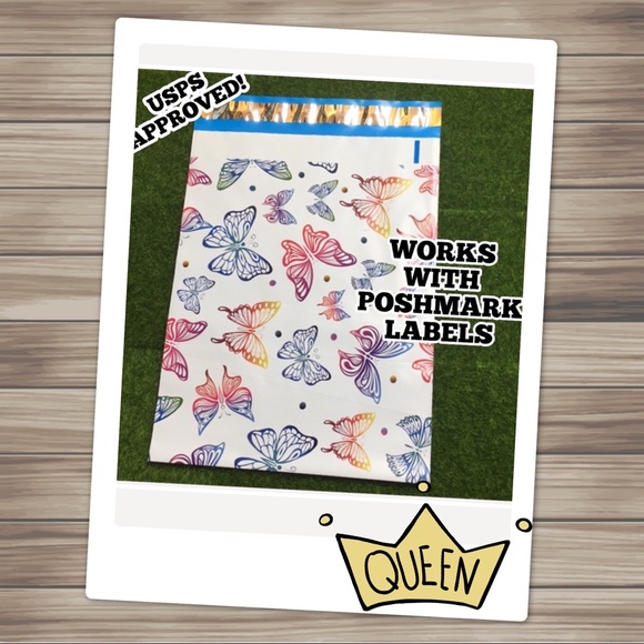 20 Butterfly ( 10” X 13”) Poly Mailers - Picture 2 of 7